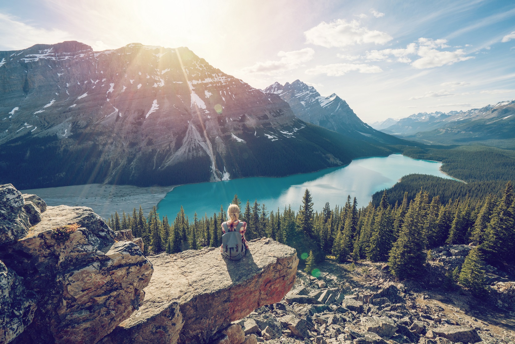 Views from a Canadian Rockies hike