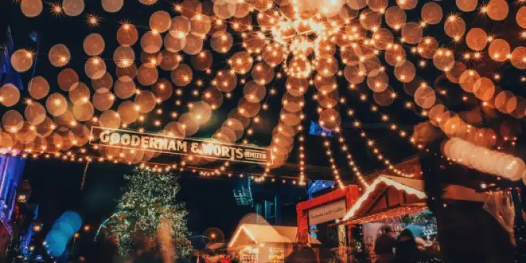 winter in Toronto christmas market