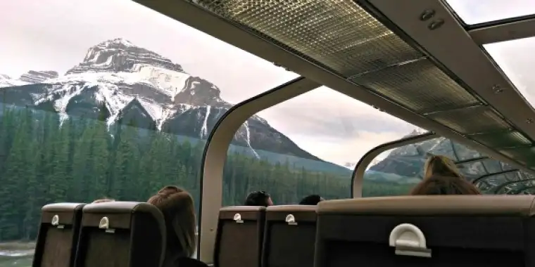 Rocky Mountaineer Canmore Moutain