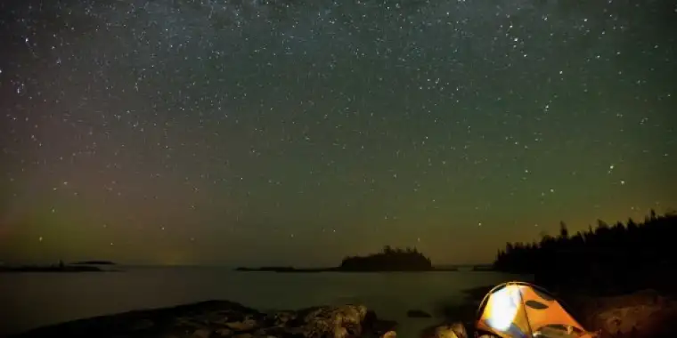 Milky Way and bruce peninsula national park
