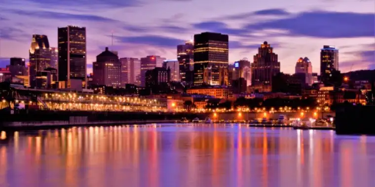 Canada, Montreal, Sunset