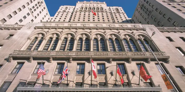 The Fairmont Royal York hotel in Toronto