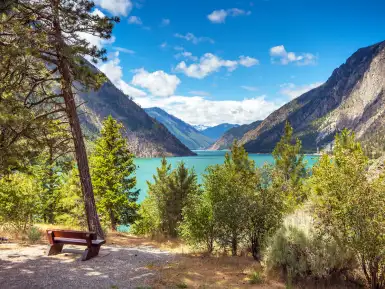 Lake Seaton in British Columbia
