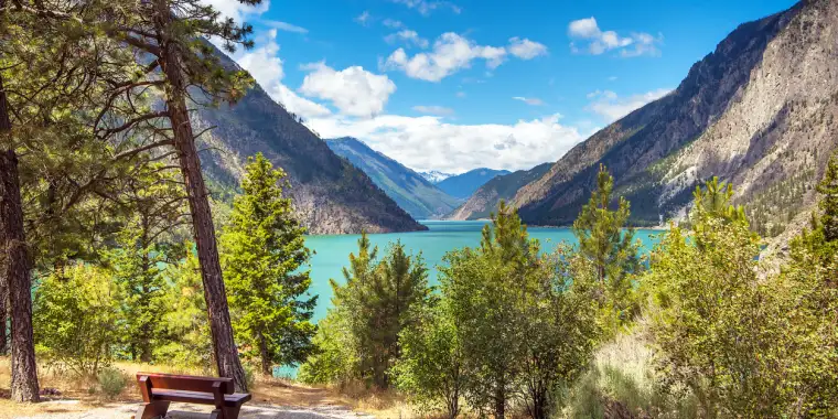Lake Seaton in British Columbia