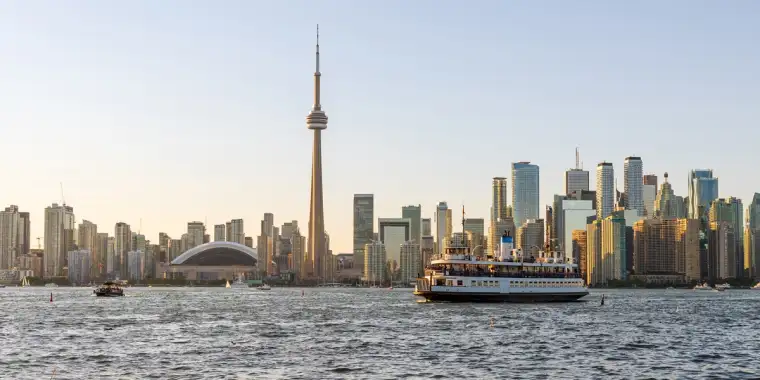 Toronto skyline from Lake Ontario